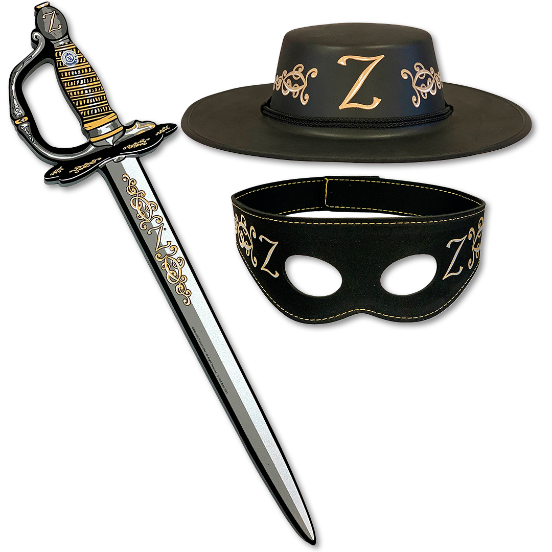 Z-Bandit Sword, Mask & Hat Set | Ultimate Justice Fighter Gear