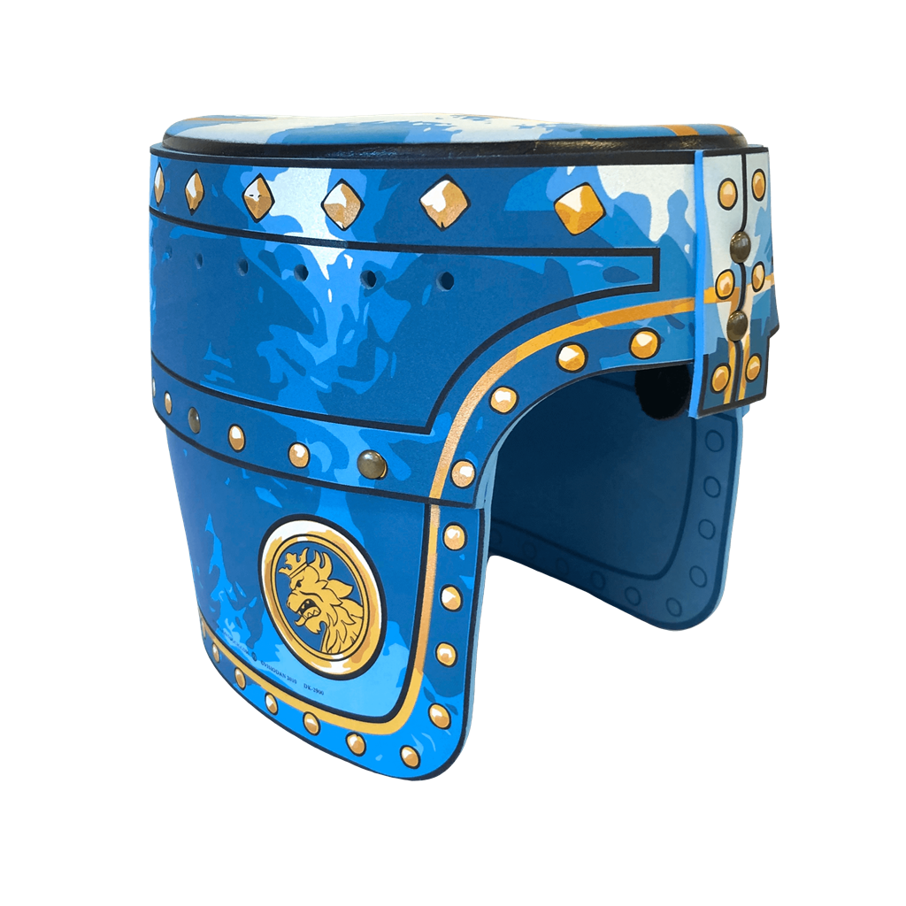 Take up the fight as a true knight with Liontouch Noble Knight Helmet