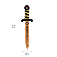 WoodyLion Mini Sword · Gold/Black 