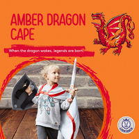 Amber Dragon-Kappe 