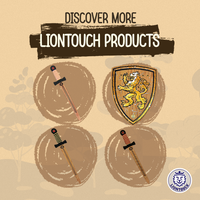 WoodyLion Mini Sword · Gold/Black