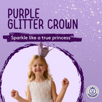 Princess Crown · Glitter Purple