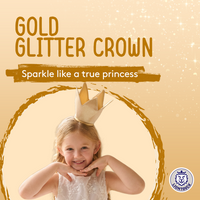 Prinsessekrone · Glitrende Guld