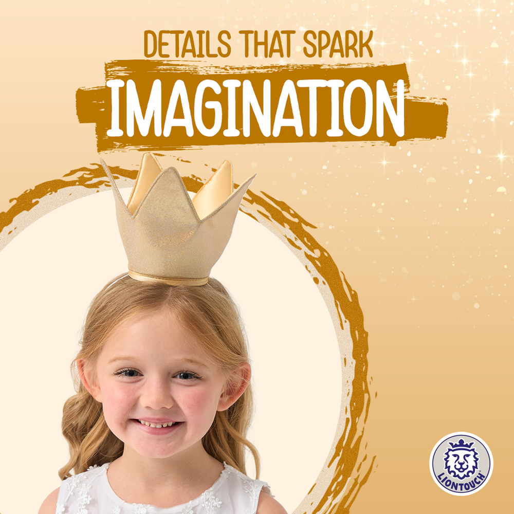 Prinsessekrone · Glitrende Guld