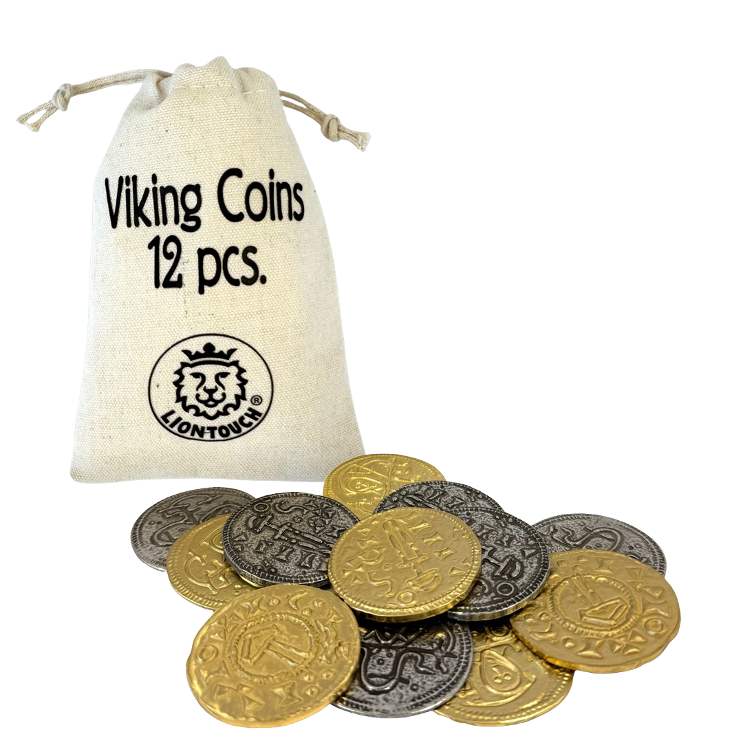 Viking Coin Set · 12 pcs · Gold & Silver – Liontouch
