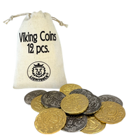 Viking Coin Set · 12 pcs · Gold & Silver