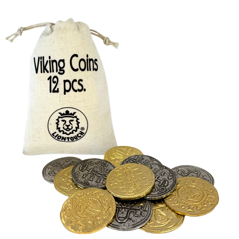 Viking Coin Set · 12 pcs · Gold & Silver