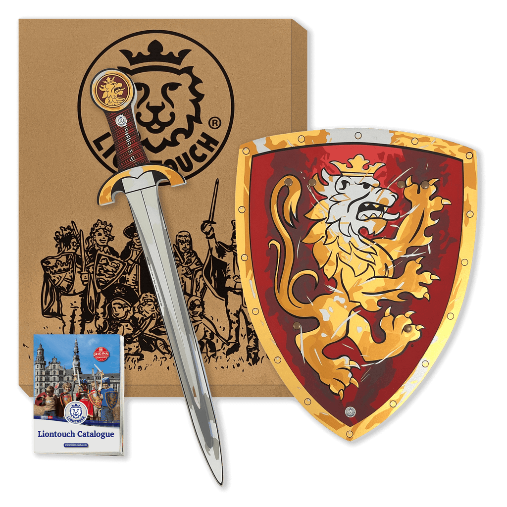 Knight-ridderens sværd i rød fra Liontouch