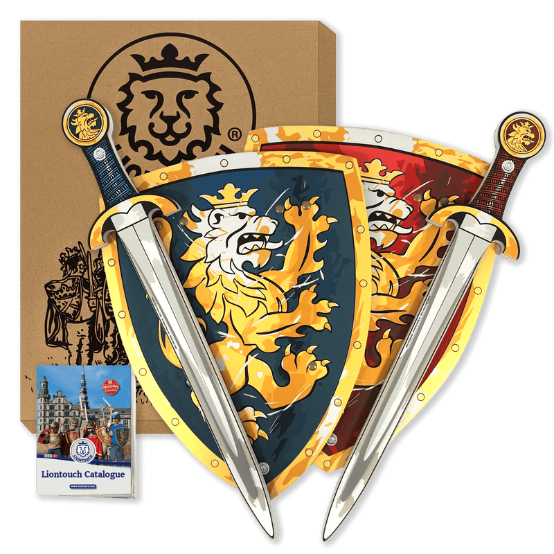 Noble Knight Gift Set for Two - Swords and Shields for Active Play ...