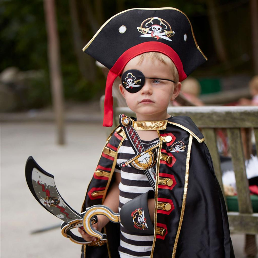 Liontouch Captain Red Stripe Pirate Foam Pistol Toy - Safe EVA Foam Pretend Play Weapon For Kids