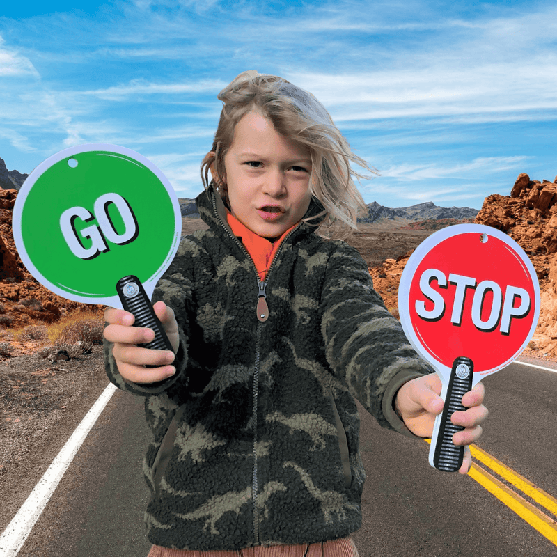 Liontouch Stop & Go Sign for Fun, Safe, and Educational Play
