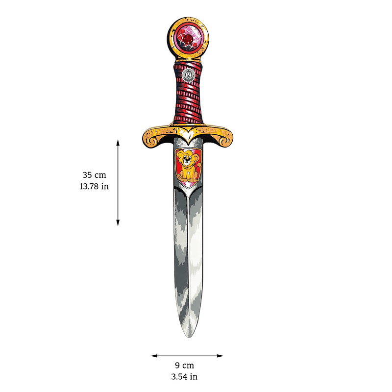 Mini Lion-Sværd · Rødt