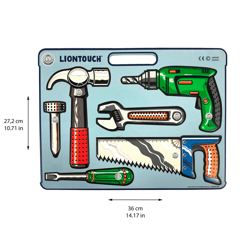Liontouch Tool Set in Foam - Safe Toys for Little Handymen