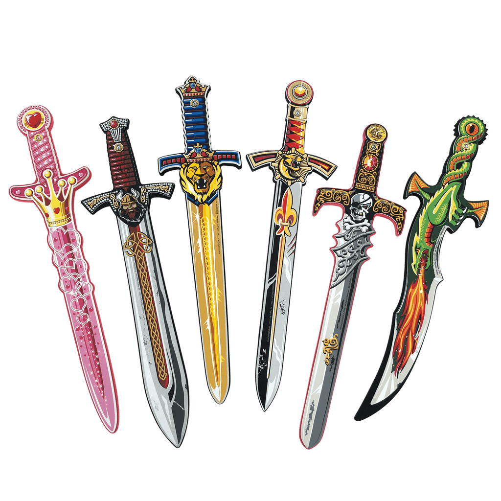 Liontouch Sword Case with 36 Swords for Imaginative and Active Play