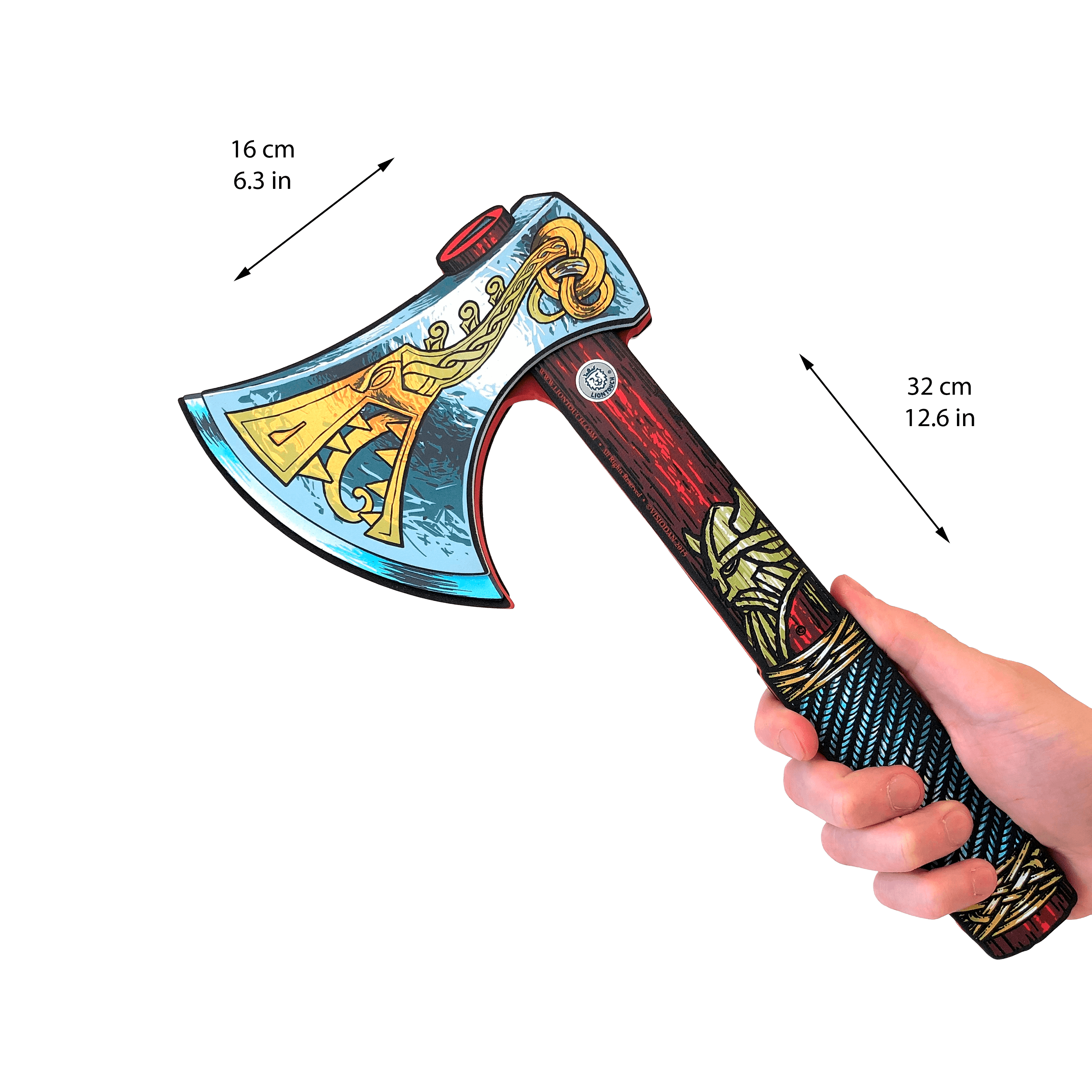 Liontouch Viking Axe made of Safe Foam for Imaginative Play